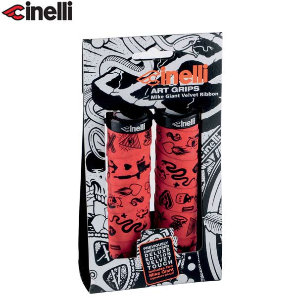 Cinelli(チネリ)MIKE GIANT ART GRIPS(マイクジャイアント アートグリップ)(レッド)