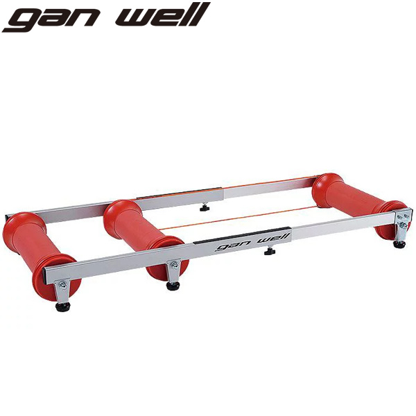 gan well(ガンウェル)3本ローラー台ホームトレーナー(YG-2006 / ショルダーベルト付き収納バッグ付)