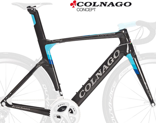 COLNAGO(コルナゴ)CONCEPT(コンセプト)カーボンフレームセット(CHLB/ブラック/ブルー)