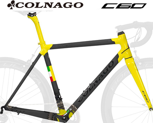 COLNAGO(コルナゴ)C60 カーボンフレームセット(PLYL / ブラック / イエロー)
