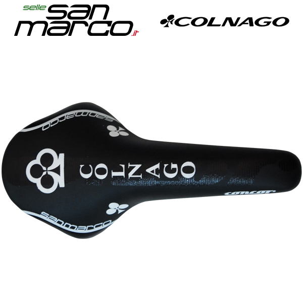 selle san marco(セラサンマルコ)×COLNAGO(コルナゴ)CONCOR RACING(コンコールレーシング)サドル(ブラック)
