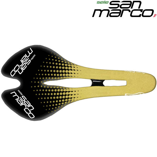 Selle SAN MARCO(セラサンマルコ) ASPIDE(アスピデ)2 サドル(レーシングナローチームエディション / ゴールド)