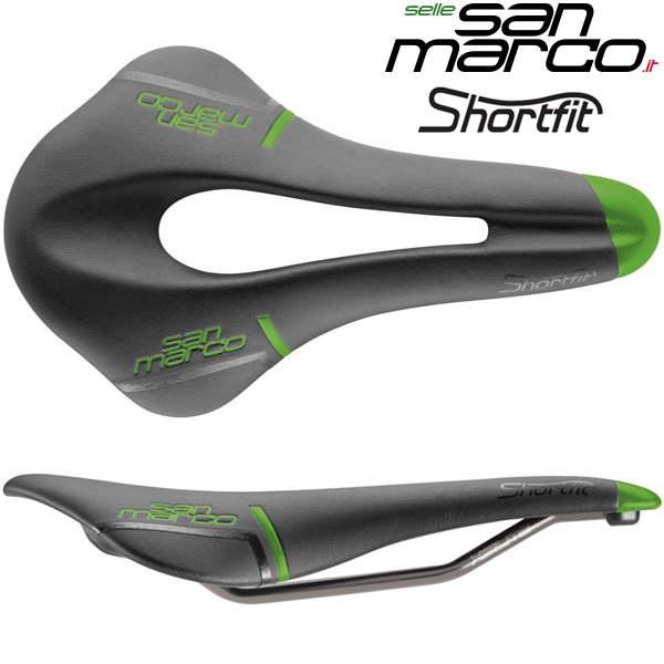 Selle SAN MARCO(セラサンマルコ) SHORTFIT RACING(ショートフィットレーシング)サドル&バーテープキット(ワイド / グリーン)