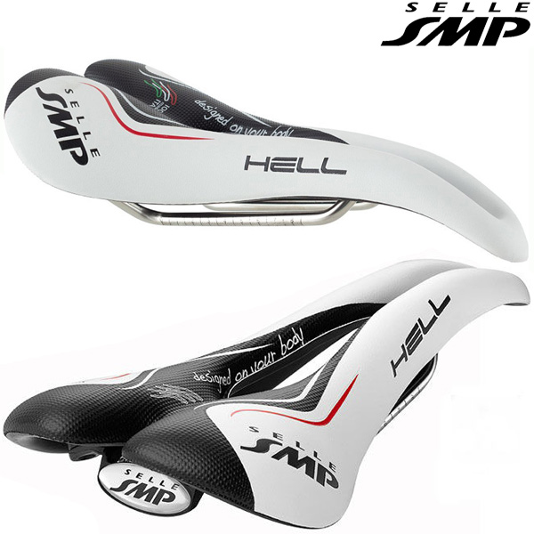 パーツセラ エスエムピーSELLE SMP ヘル　Hell サドル　ブラックほぼ未使用