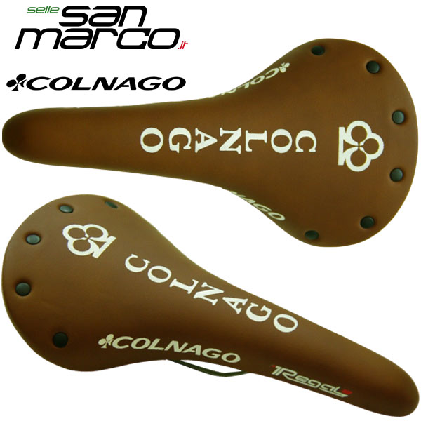 selle san marco(セラサンマルコ)×COLNAGO(コルナゴ)Regale URBAN PERFORMANCE(リーガル アーバンパフォーマンス)サドル(ブラウン)