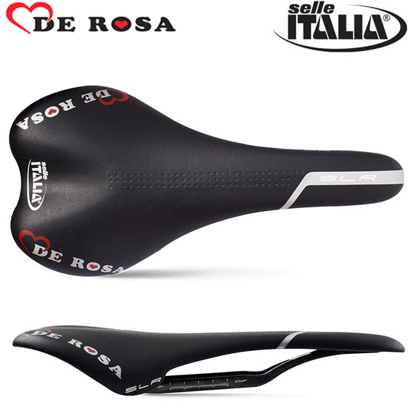 selle ITALIA(セライタリア)×DE ROSA(デローザ)SLR カーボンサドル(ブラック) | CYCLOPURSUIT