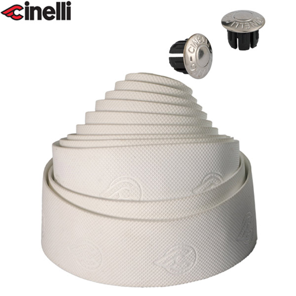 Cinelli(チネリ)3D VOLEE RIBBON(スリーディ ボレーリボン)バーテープ(ホワイト)