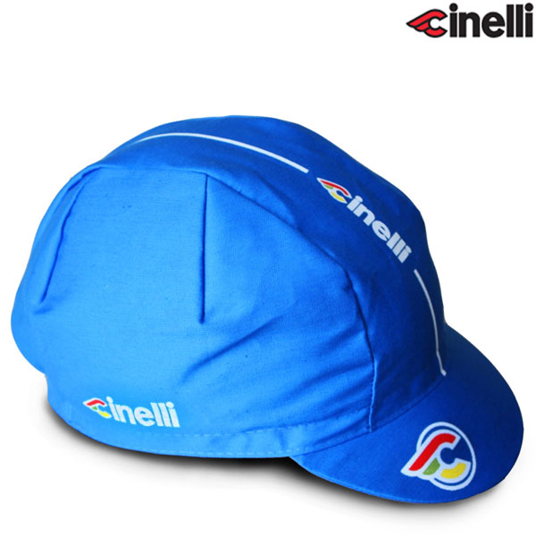 Cinelli(チネリ)SUPER CORSA(スーパーコルサ)キャップ(BLUE CHINA(ブルーチャイナ))