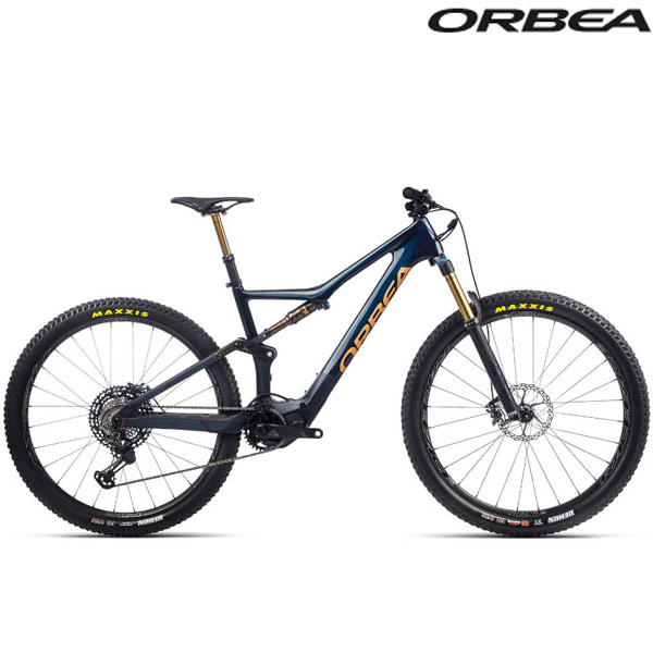 ORBEA(オルベア)RISE(ライズ) M LTD 20MPH E-Bike(コーラルブルー(マットグロス)/レッドゴールド(マット)