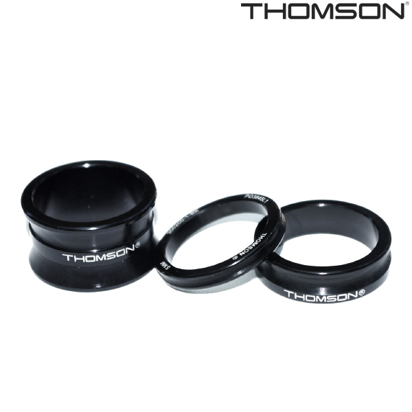 THOMSON(トムソン)スペーサーキット(1-1/8″/ブラック/5/10/20mm)