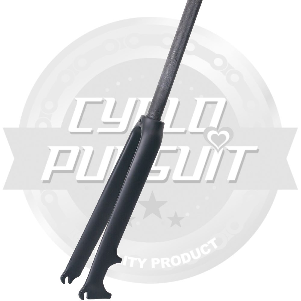 CYCLOPURSUIT(シクロパーシュート)オリジナルStraight Carbon Front Fork(ストレートカーボンフロントフォーク)(1-1/8″/Disc/QR)